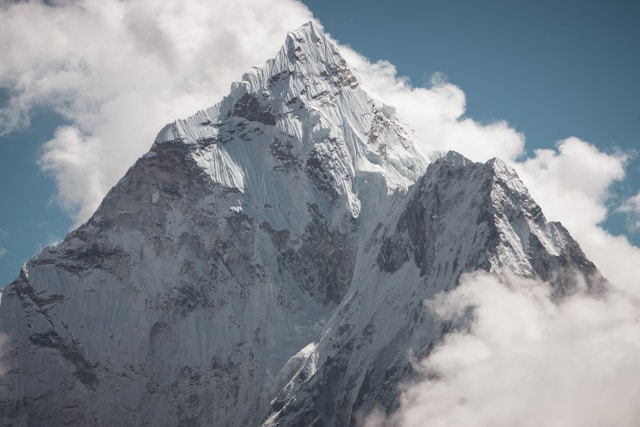 Technical Terrain During Ama Dablam Expedition